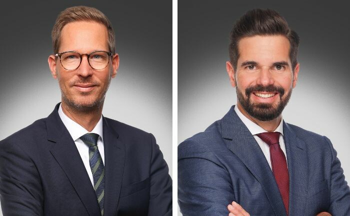 Torsten Witte (links) und Björn Nikolaus starten bei der Kamam Gruppe