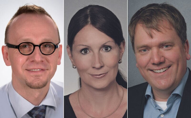 Von links nach rechts: Carsten Pohl, Stefanie Hehn und Gösta Jamin.