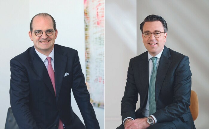 Julien Zornig (rechts) ist geschäftsführender Partner bei Astorius und stimmberechtigtes Mitglied im Investmentkomitee. Maximilian Werkmüller ist unter anderem Professor für Finance und Family Office Management an der Allensbach Hochschule und Partner bei Legal Tax Solutions.